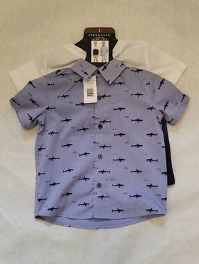 NWT Andy & Evan two piece shirt set